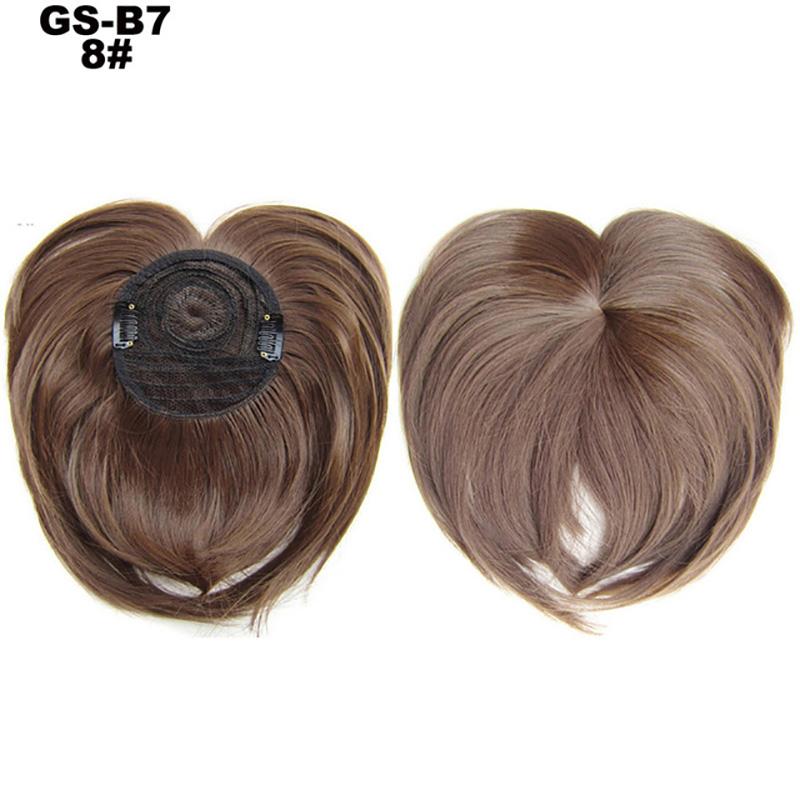 Hair Bangs Blunt-Bang Clip On Hair Extension False Fringe Women's Hairpieces