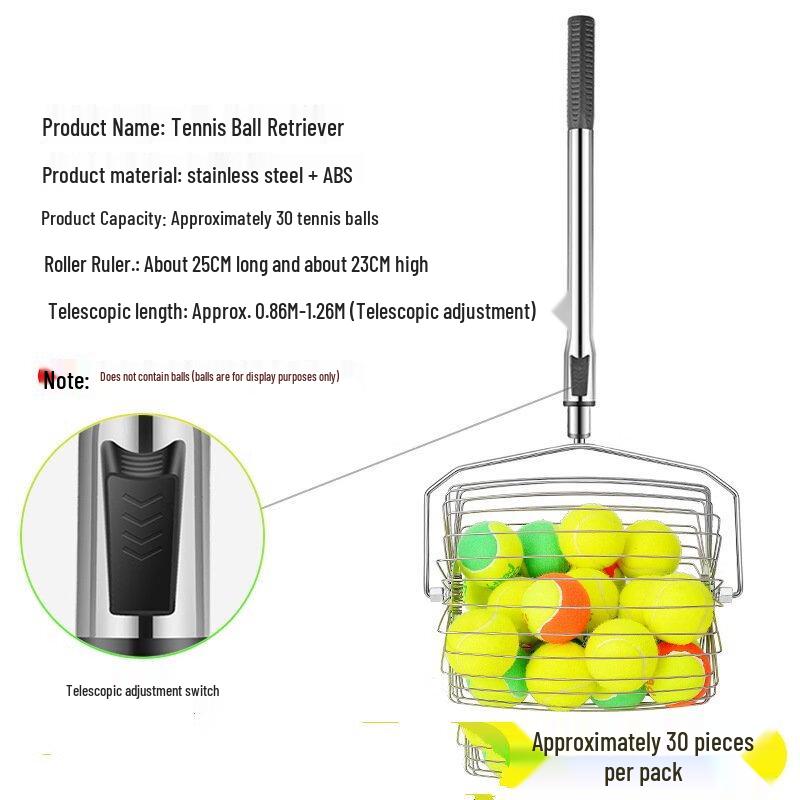 Roller Tennis Ball Picker