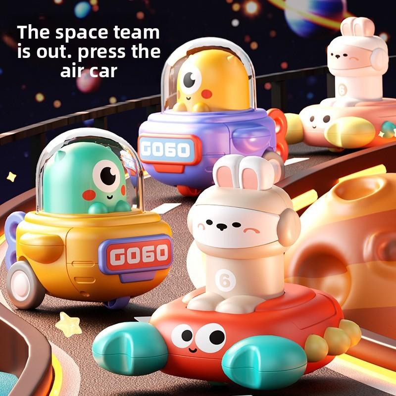 Spaceship Pressed Kids Toy Car Inertia Vehicle For Early Development And Play