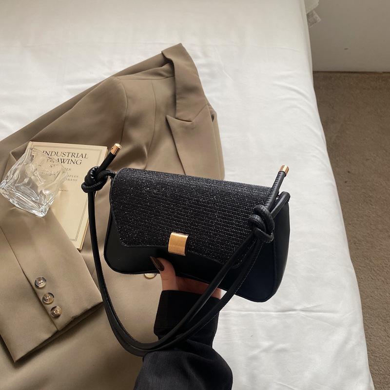 Bag women's summer new fashion trend baguette bag retro armpit bag fashion shoulder bag