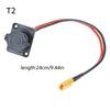 3Pin Charging Plug Port with Enhances Electrical Protections Electric Scooter Power Input Port Electric Scooter Accessory