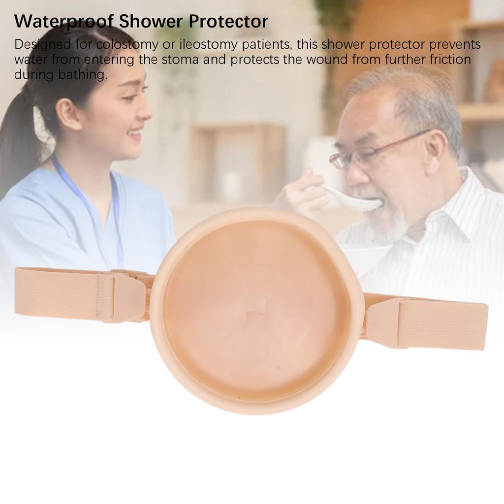 Waterproof Ostomy Shower Cover Stoma Shower Protector Bath Wound Protector for Colostomy Ileostomy Urostomy