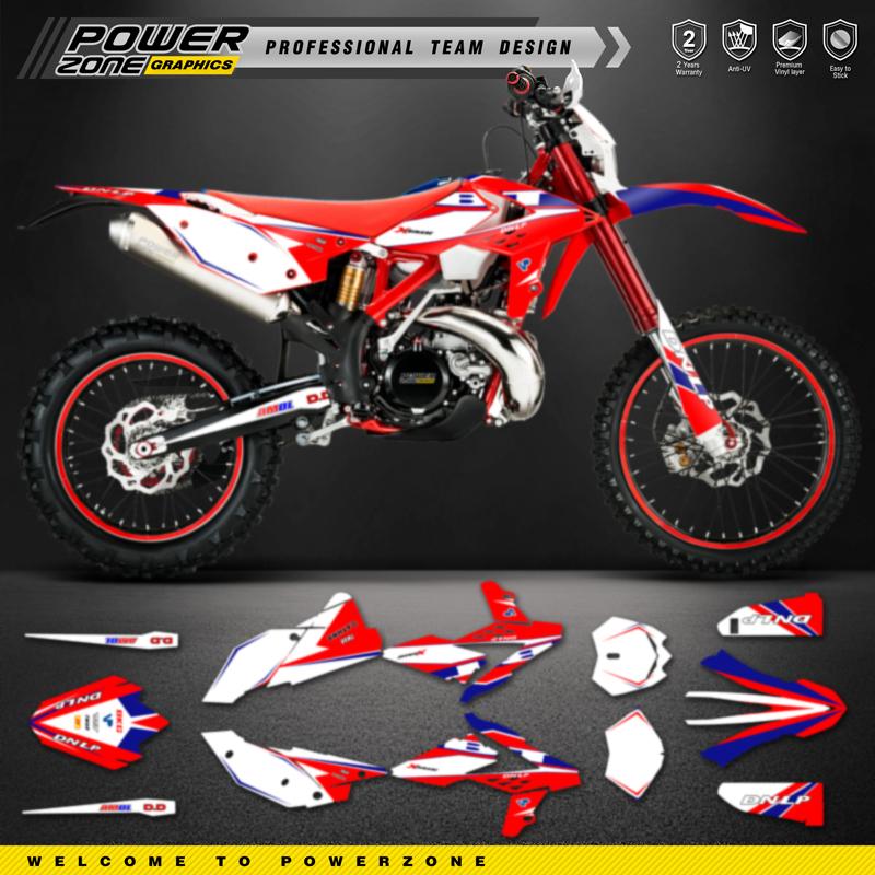 PowerZone Custom Team Für BETA 2013 2014 2015 2016 2017 RR RR-S 125 200 250 300RR 350 390 430 480 Grafik-Aufkleber & Sticker-Set 01