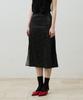 Alikim Tiny Dot Slit Skirt / Black