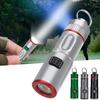 High Power Keychain Flashlight 6 Modes Adjustable Emergency Torch Mini LED Flashlight  Hiking
