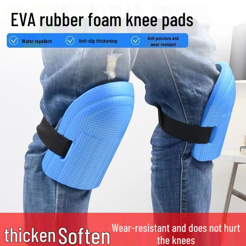 Knee Pads: Thick, Wear-Resistant, Moisture-Proof, Non-Constricting Protection for Ground Work and Flooring.