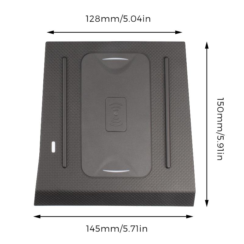 15W Car Wireles Charging Pad for Toyota Land Cruiser Prado J150 Lexus GX 400 2014~2017 Phone Fast Charger Plate Tray Accessories