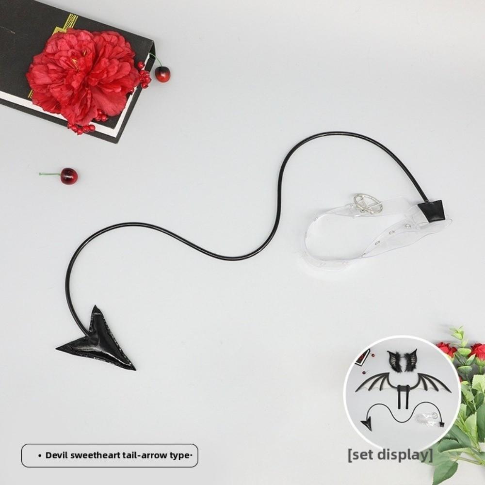 Little Demon Bat Tail Waistband Universal Cosplay Costume New Sweetheart Tail  Party Accessories