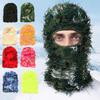 Knitted Acrylic Balaclava Hat Warm Fuzzy Face Cover for Halloween and Funny Party Occasions