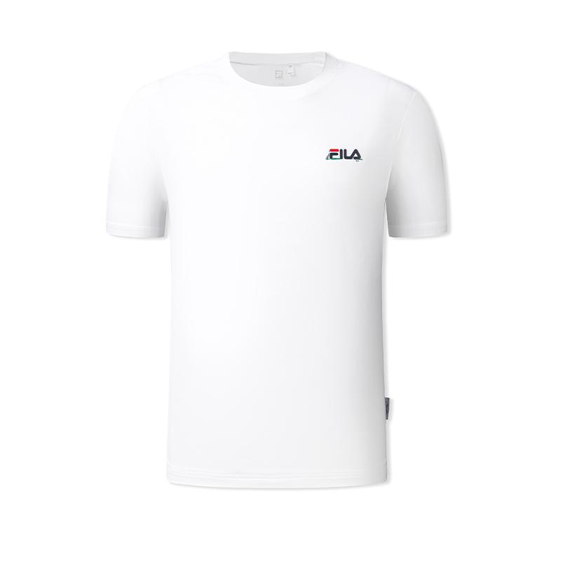 FILA Tennis Fun Simple Versatile Short Sleeve T-Shirt Men tops A11M633134FWT M
