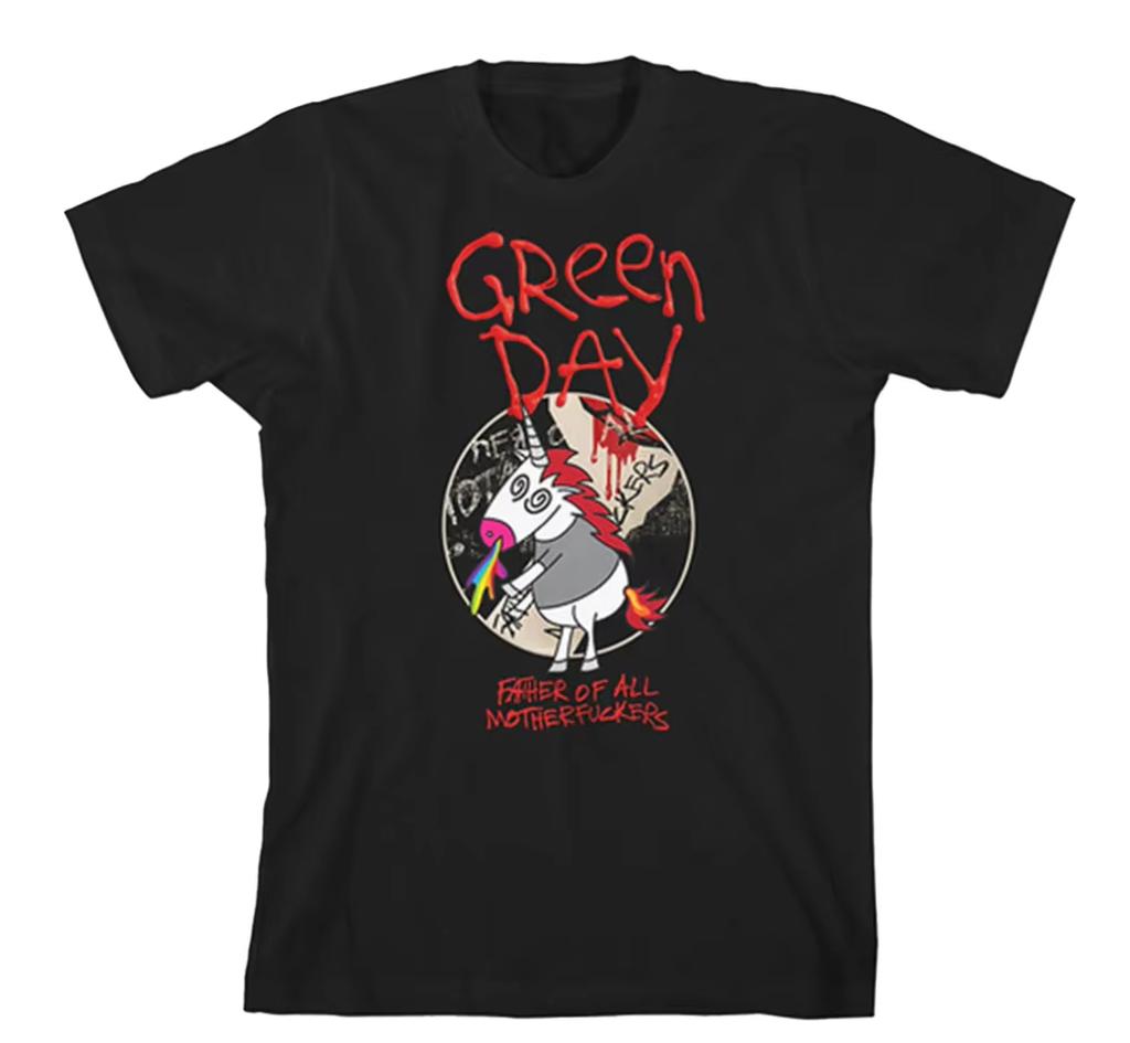 Green Day Punk Rock Band Printed Pure Cotton Tshirt for Men and Women Oversized Casual Ventilate Summer Short Sleeved Tshirt