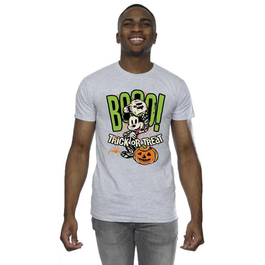 Disney Herren T-Shirt „Boo Trick Or Treat“ von Mickey Mouse
