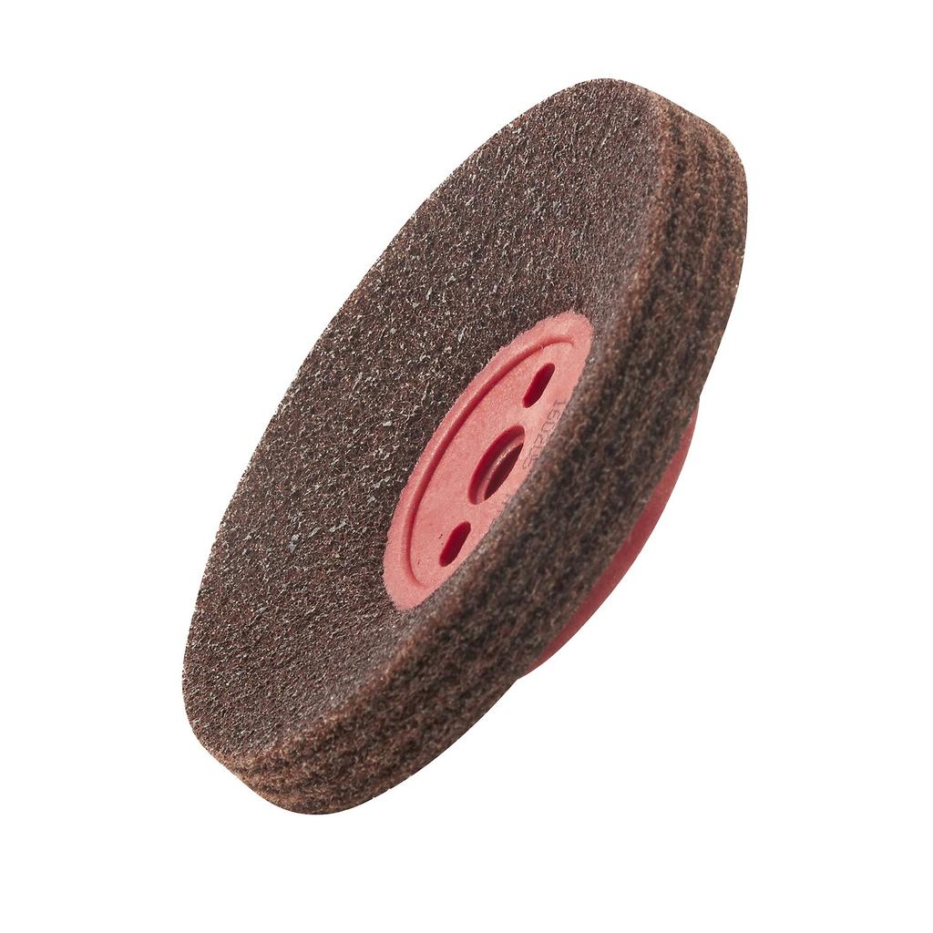 3M Bevel Red Electric 90mm Outer Diameter x M10 x 5 Pieces Scotch-Brite Screwdriver, 1.5mm Thread, #320,