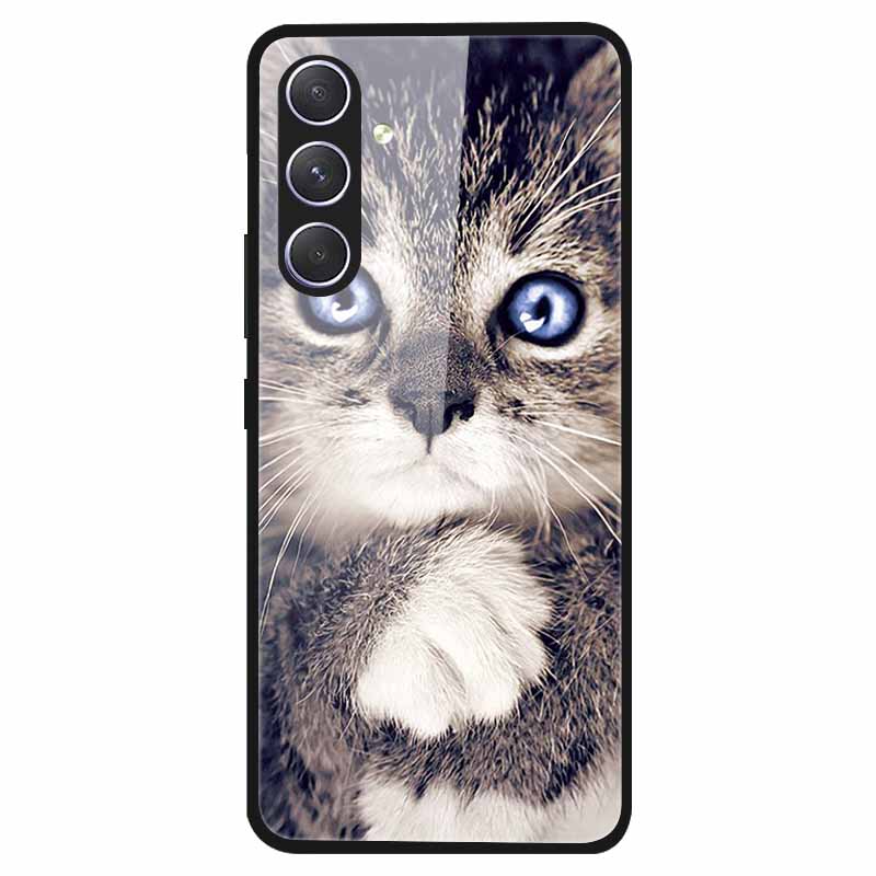 Tempered Glass Case For Samsung Galaxy A34 / A54 5G Cover Hard Shockproof Cases for Samsung A54 Funda Coque for GalaxyA54 case