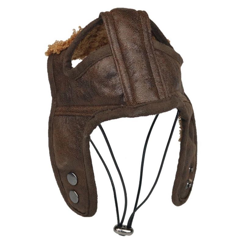 Autumn Winter Costume Cosplay Pet Aviator Cap Dog Protection Hats Windproof Warm Funny