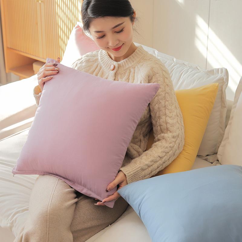 Reine Baumwolle Große Kissenbezüge für Dekorative Sofa Heimkissen Hülle Auto Stuhl Kissen Wohnzimmer Sofa Wurfkissenbezüge