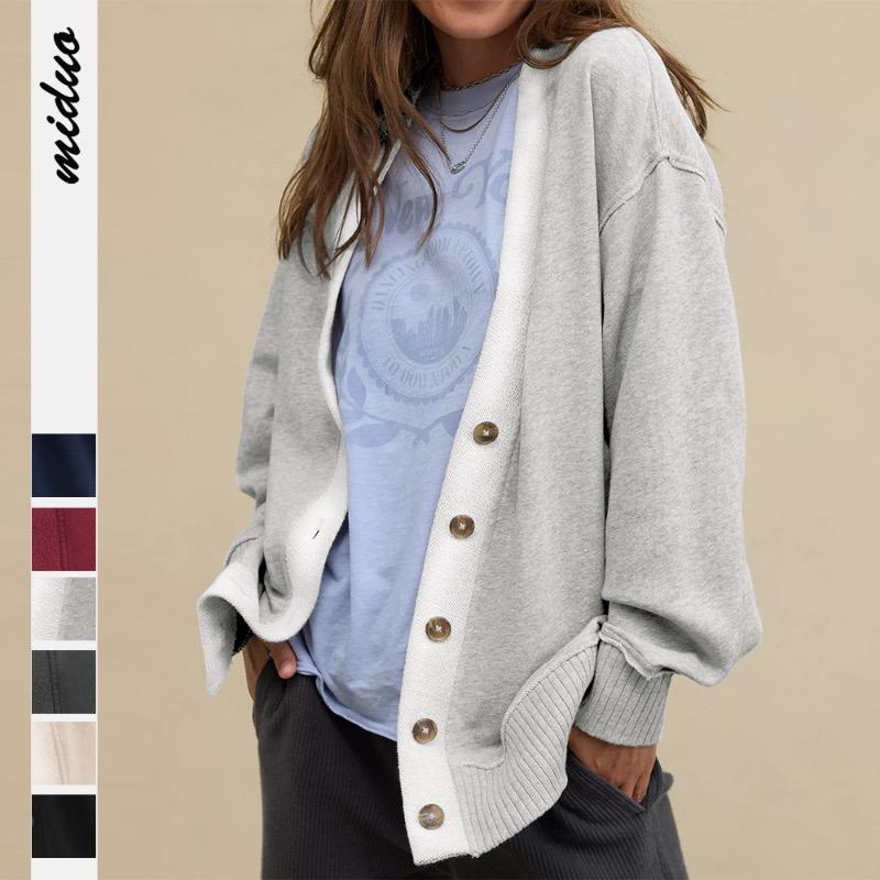 

Women s Knitted Cardigan Hoodie Jacket XL