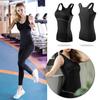 Breathable Women Tank Top Summer Sexy Sports Fitness Workout Tops Gym Sleeveless T Shirts Quick Drying Loose Vest