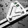 Stainless Carpenter Square Angles Ruler With Angles Measurement Level Detection And Line Marking For Construction