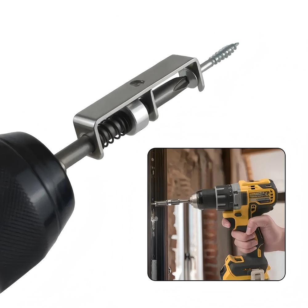 Spring-Loaded Screw Holder Bit Wear Resist Anti-Drop Screwdriver Bit Spring Positioning Bit for Electricians Mechanics