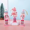 Pink Dessert-Style Nutcracker Ornament Set