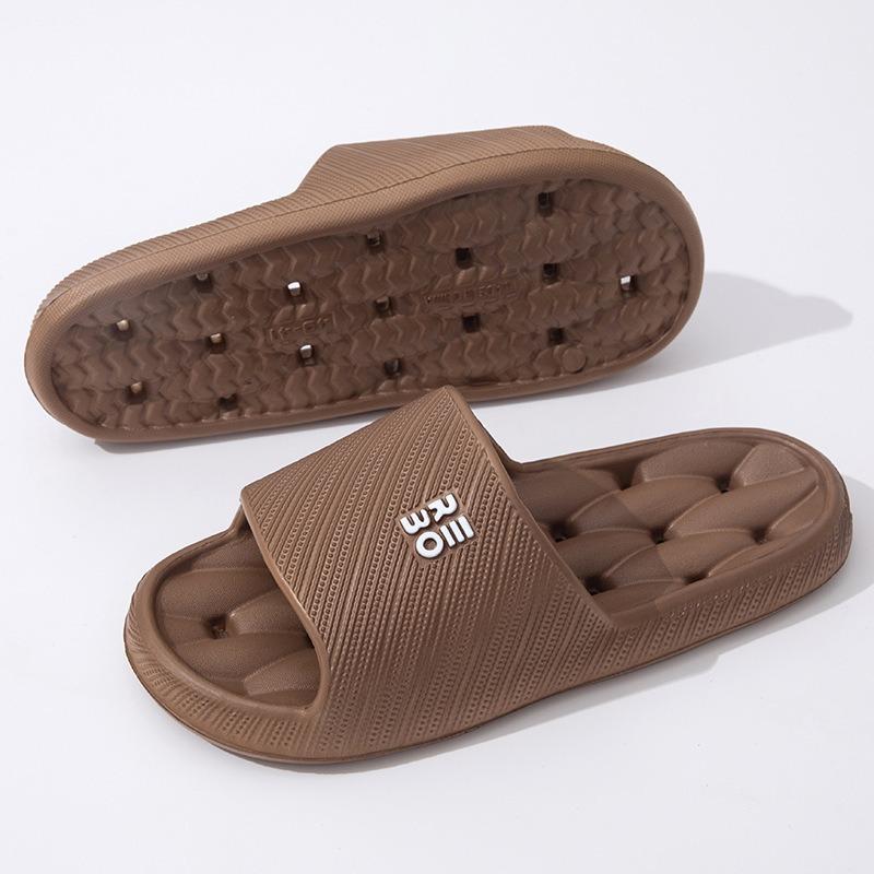 

Утечка, быстросохнущие, тапочки, женские, для ванной, для душа, удобные, нескользящие, парные мужские тапочки 44-45 коричневый