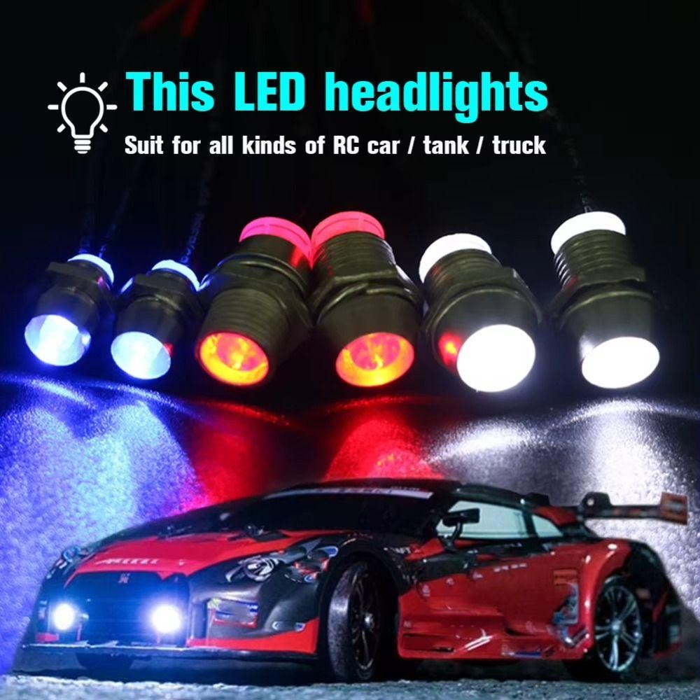 3/5mm Night Headlamps 70cm Lenght Headlights New Car Headlight Taillight Model Drift Crawler Car