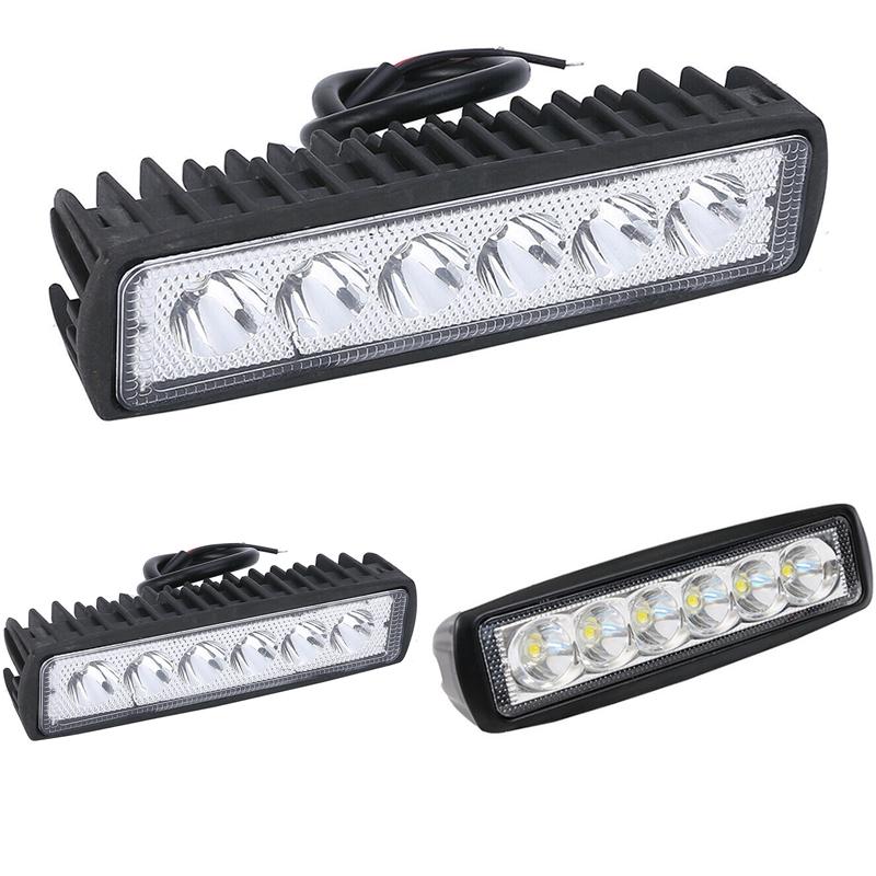 18W 6Inch Led Work Light Bar Flood Lamp Offroad Driving Fog 4Wd Ute Suv Truck