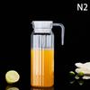 1.1L Water Juice Jug Pitcher Plastic Transparent Bottle For Storing Fresh Juices And Drinks For Kitchen Fridge Drink Storage Pot