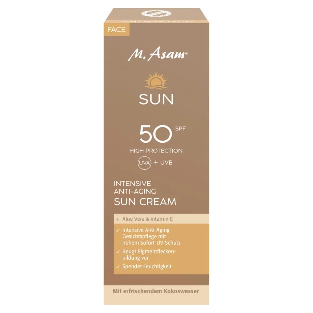 m.Asam Sun Cream Intensive Anti-Aging SPF50, 50ml