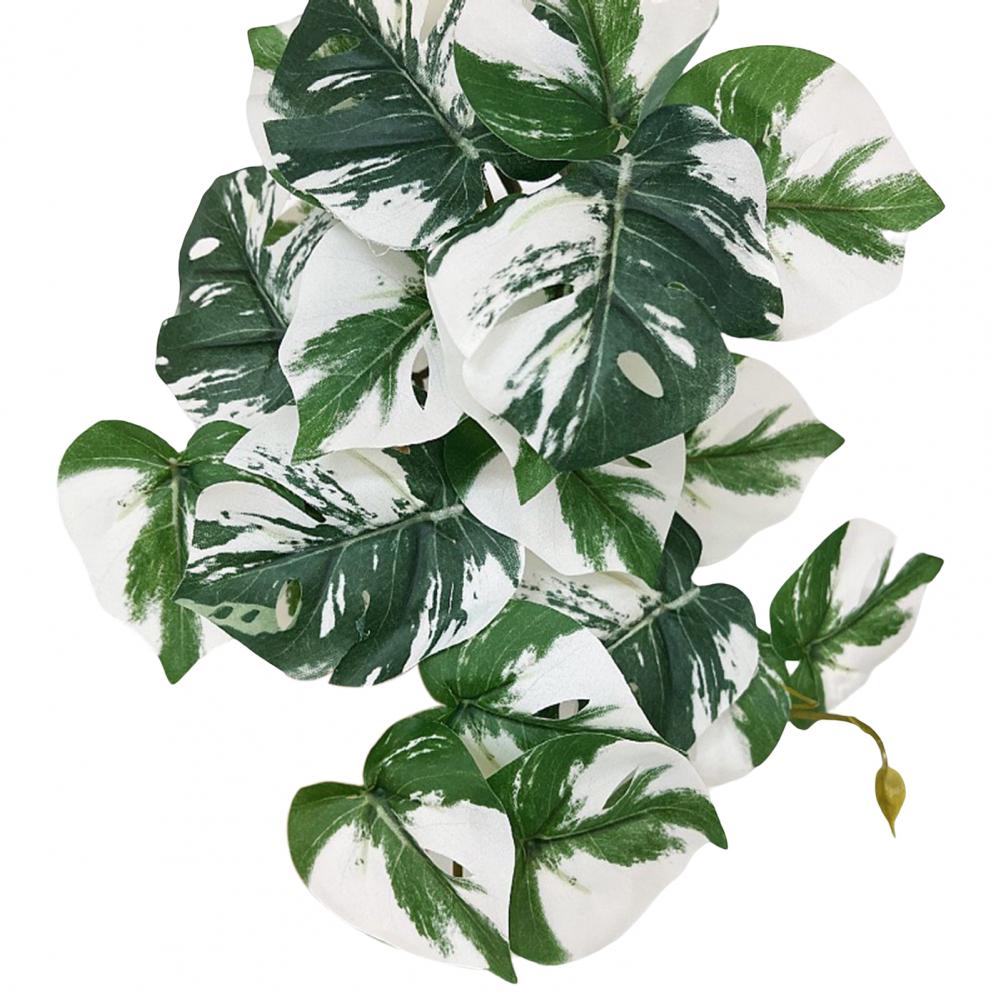 1pc Artificial Plant Green Dill Flower Rattan Leaves Party Home Decor Turtle Leaf Wedding Festival Decoration Fake Flowers