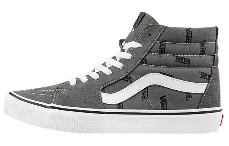 Vans Unisex SK8 High Top Sneakers Grey Gray VN0A5KRH90M 39