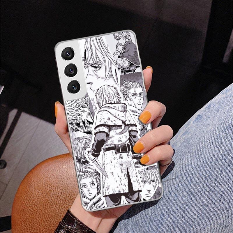 Vinland Saga Phone Case For Samsung Galaxy S24 S25 Edge S26 Ultra S23 S22 S21 Plus S20 FE + Personalized Print Cover Galaxy S24
