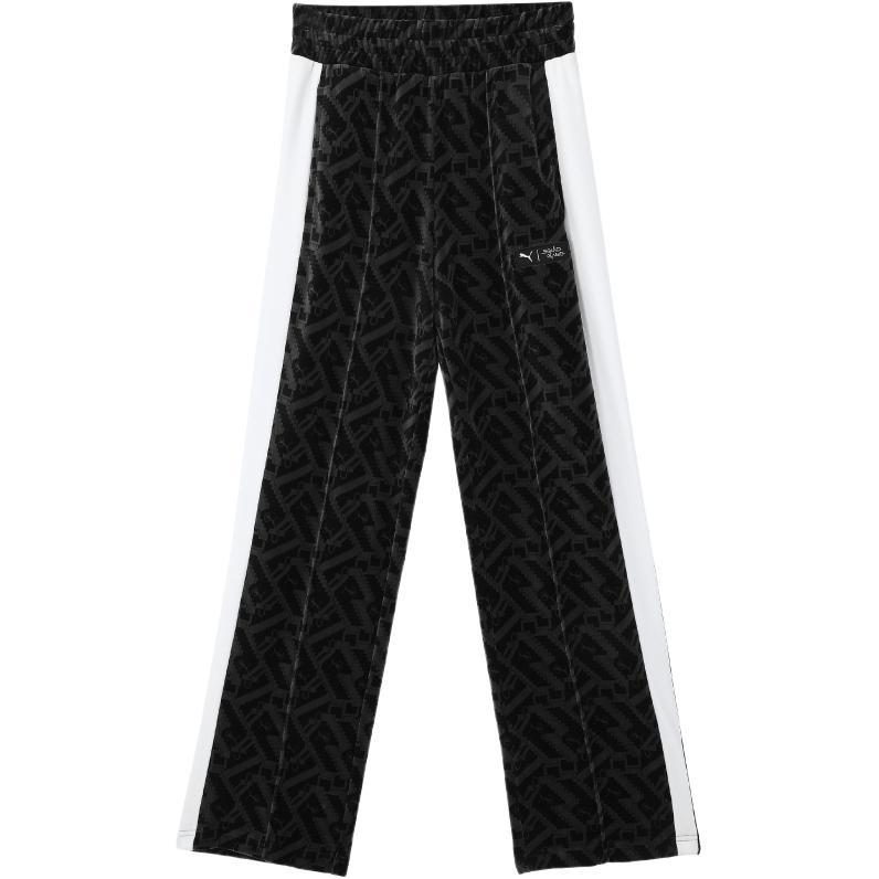 (WMNS) PUMA x Игра в кальмара Брюки T7 Черный Женские 627433-01 S