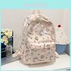 Cartoon Hello Kitty Nylon Studentenrucksack für Mädchen mit leichtem Design und großer Kapazität für Schule und Reisen