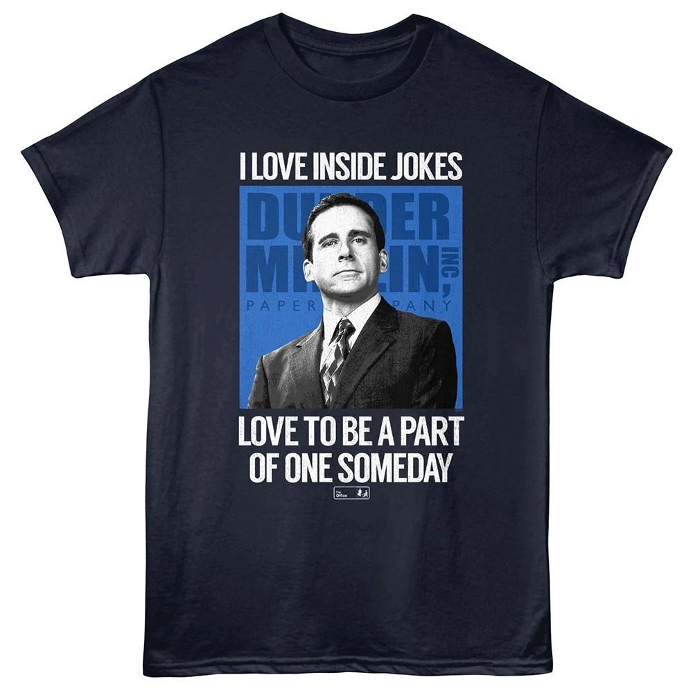 The Office TV Show Michael Scott I Love Inside Jokes Men s T shirt 2XL