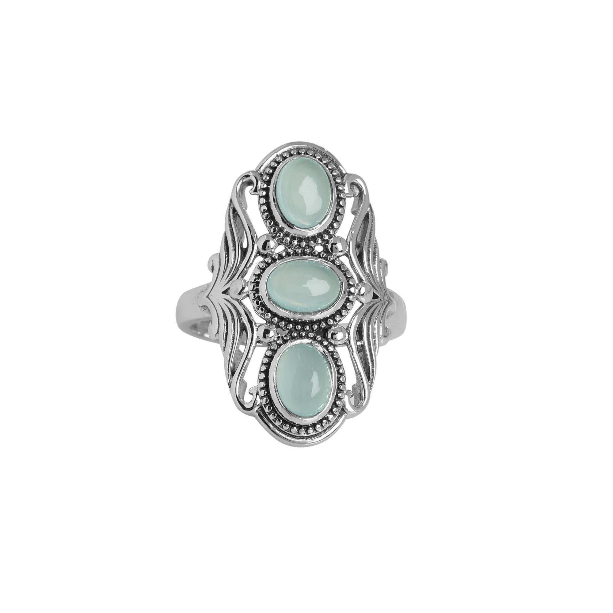 

Серебряное кольцо с аквамарином, 100% стерлинговое серебро 925 пробы, ювелирное изделие ручной работы, серебряное украшение, женское кольцо Ar8937 9.5 цвет морской волны