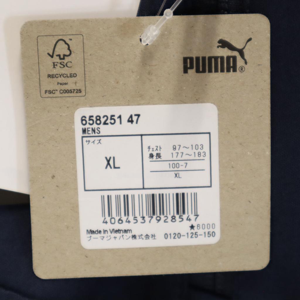 Ungetragenes PUMA Trainings Langarmshirt mit halbem Reißverschluss, Größe XL, Marineblau, Herren, gebraucht