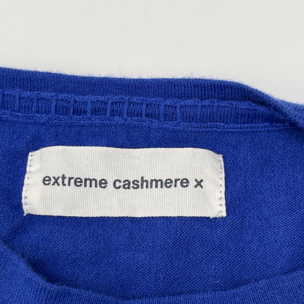 EXTREME CASHMERE 3910800180 Cashmere Cotton SS Knit Tops Not Written blueUsed