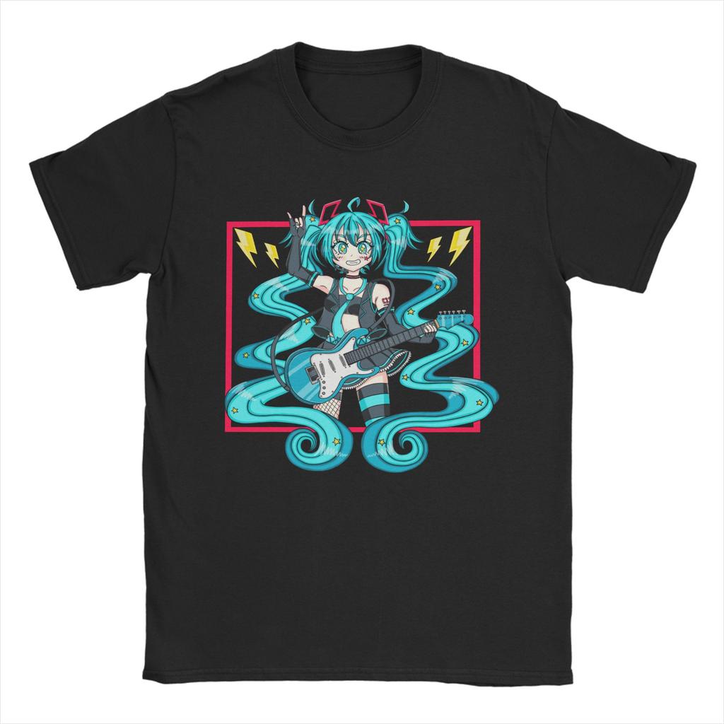 The Diva Hatsunes Mikus T Shirt for Men Women Cotton Novelty T-Shirt Round Collar Tee Shirt Short Sleeve Tops Plus Size