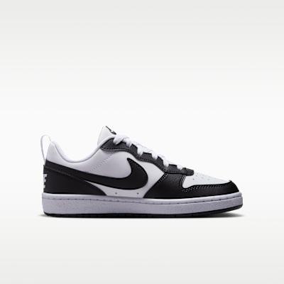 Nike Court Borough Low Recraft Black White (GS)