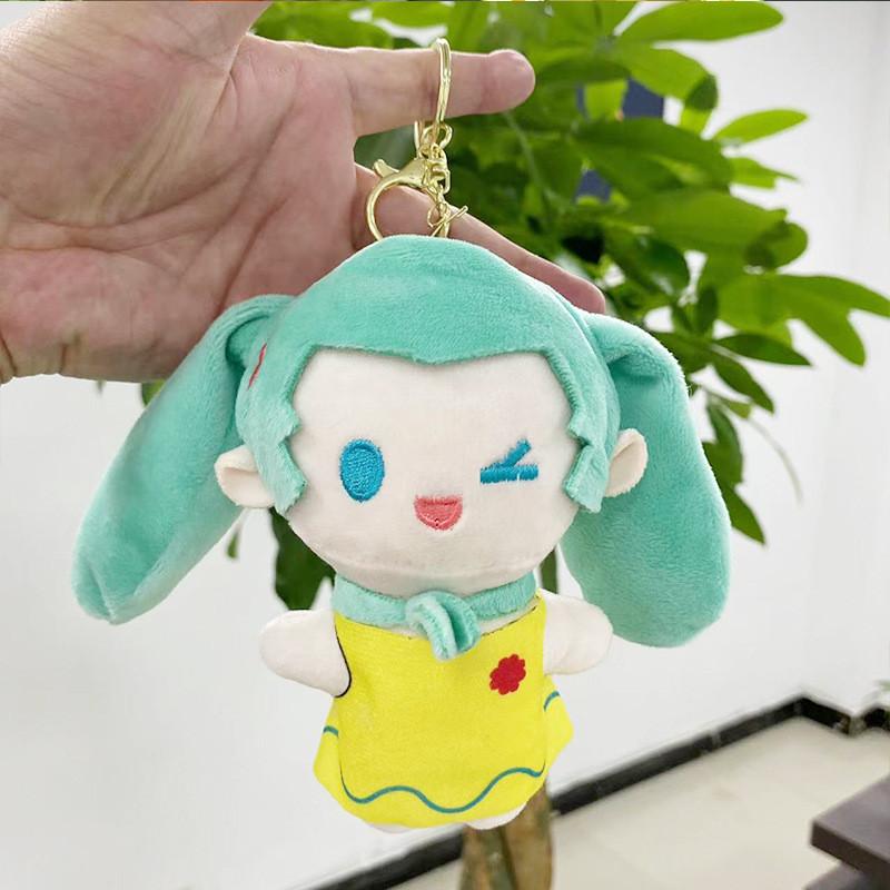 Charming Toy Plush Hatsune Miku Collectible Doll Cute Keychain 12cm For Students