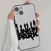 Rock Band L-Linkin Park Phone Case Cool Black Silicone Soft For IPhone 16 15 14 13 12 11 X XR Plus Pro Max Plus