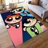 Cartoon Action Team Pattern Carpet, Colorful Living Room Floor Mat Suitable for use as an anti-slip for living room bedroom sofas