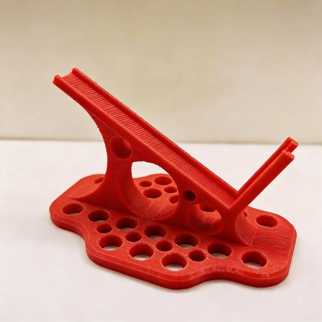 1pc Stable Ergonomic Phone Stand – Lazy Side Lying Style for Bedside/Sofa, Comfortable Plastic Holder, Great Gift