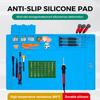 Magnetic Anti Static Silicone Soldering Mat Heat Resistant Insulation Pad Phone Electronic Repair Workbench Mat