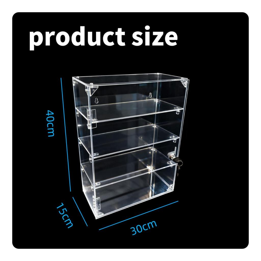 Acrylic Display Cabinet with Lock Detachable for Retailers
