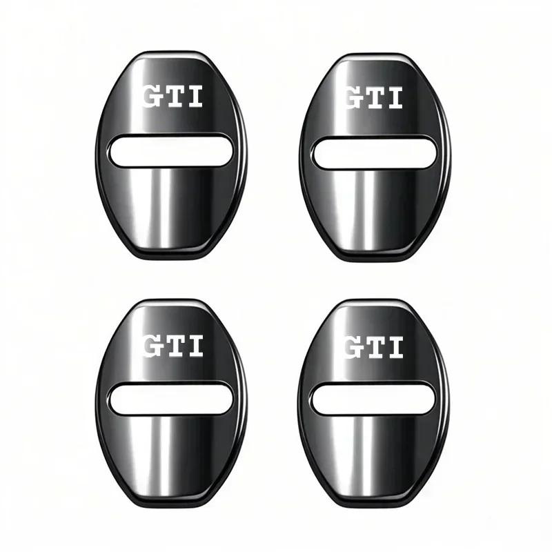 Zinc Alloy Car Door Lock Buckle Cover Protective Covers For VW GTI Polo Golf Passat Scirocco Tiguan Jetta T-ROC Touareg Taigo CC