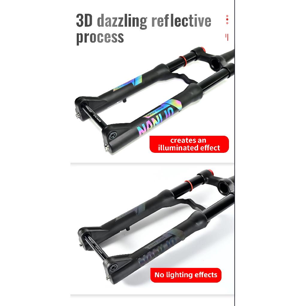 NANLIO 20in 24in Mountain Bike Fork Student Bicycle Air Suspension Barrel Shaft Rear Corolla Structure Design Frame Accessories