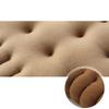 Chair Seats Cushion Thick Soft Elastic Comfortable Biscuit Shape Plush Chair Pads for Office Dining